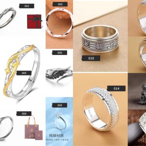 Self-help sterling silver ring