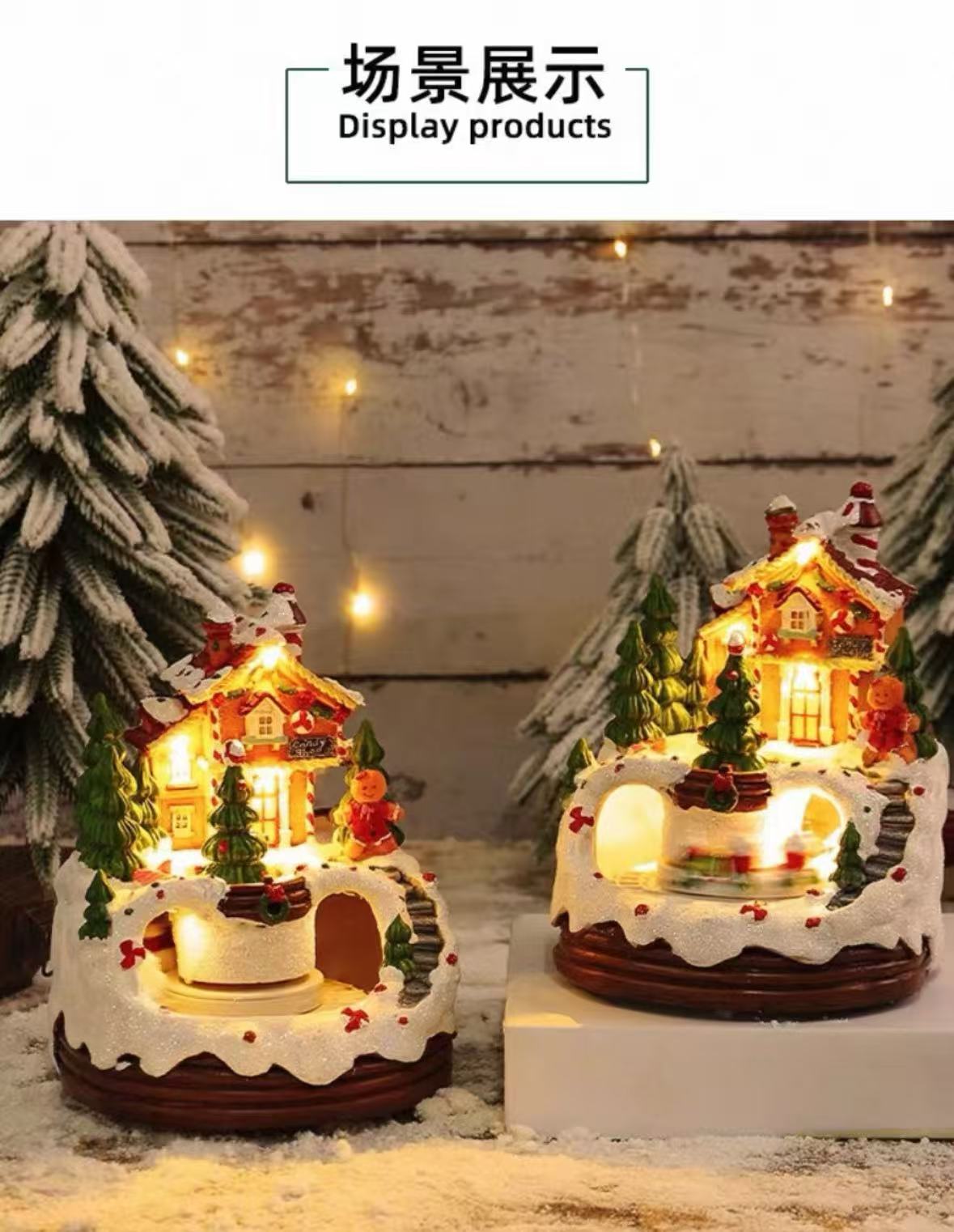 Christmas ornaments, music box